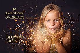 40 Blowing Glitter Photoshop Overlays Confetti Photoshop Overlay Filtergrade Photoshop Overlays Blowing Glitter Photo Overlays
