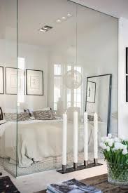 Inspiration for a scandinavian style bedroom put together by the starlight blinds team. Glass Walled Bedroom Design In Scandinavian Style Modern Apartment Ideas