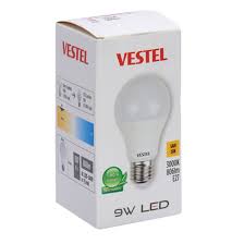 Işık gücü kutularda 'watt' (w) ile ifade ediliyor. Vestel Led Ampul Bulb E27 9w 760lm 3000k Migros
