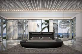 Rundbett asis 180x200 cm weiss schlafzimmermöbel. Salesfever Rundbett Mit Led Beleuchtung Im Kopfteil Design Bett In Kunstleder Lounge Bett Mit Stimmungsvollem Licht Rundbett Online Kaufen Otto
