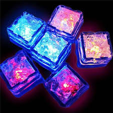 12 Pcs Multi Color Rainbow Flash Light Up Ice Cube Glow Ice Cube Fast Ship Ebay Led Ice Cubes Ice Cube Lights Cube Light