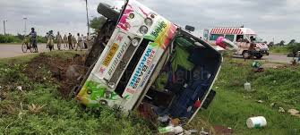 Over 40 migrant workers injured as bus ...