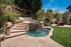 A full structure with 4 walls. 23 Small Pool Ideas To Turn Backyards Into Relaxing Retreats