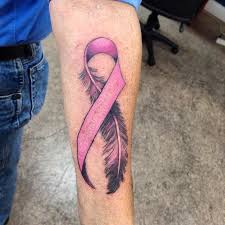 Breast is the best place to get a tattoo made for girls because it looks highly attractive, charming, appealing and captivating. 65 Best Cancer Ribbon Tattoo Designs Meanings 2019