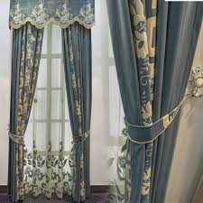 Enjoy free shipping on most stuff, even big stuff. Bedroom Balcony Simple European Bay Window Blackout Curtain European Blue Velvet Embroidered Curtain Luxury Sheer Curtains Buy Blue Velvet Embroidered Curtain Luxury Royal Black Canopy Bed Curtains Emerald Green Curtains Luxury