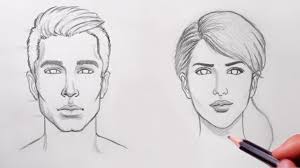 How To Draw Faces For Beginners Youtube Face Drawing Realistic Drawings Human Face Drawing
