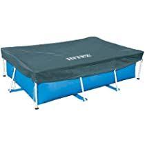 Intex Rectangular Frame Pool Aufstellpool 300 X 200 X 75 Cm Amazon De Garten In 2020 Pool Poolabdeckung Abdecken