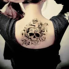 Hinh xam skull full lung : Lam Tháº¿ Nao Ä'á»ƒ Xoa Hinh XÄƒm An Toan Triá»‡t Ä'á»ƒ