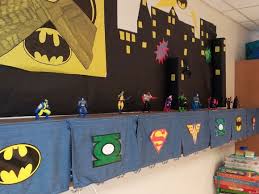 Create your own super classroom with these licensed marvel super hero classroom decorations. Some New Class Decorations Superhero Classroom Hero Classroom Theme Superhero Classroom Theme