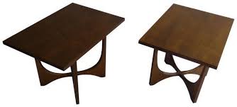 Mid century vintage broyhill saga end tables/ nightstands. Broyhill Brasilia Mcm End Tables A Pair Table Broyhill Furniture End Tables