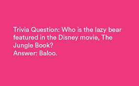Wandering oaken's trading post and sauna trivia question: 100 Fun Disney Trivia Questions Answers Hard Easy