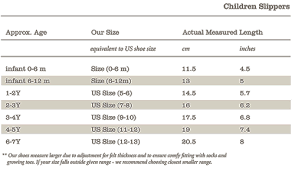 saucony shoe size chart in inches