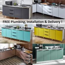 Maybe you would like to learn more about one of these? Customize Kitchen Sink Cabinet Set Available In Single Sink Double Sink Furniture Home Living Bathroom Kitchen Fixtures On Carousell