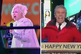 Stop trying to make shoulder pads happen. New Year S Eve Shows Awkward Moments