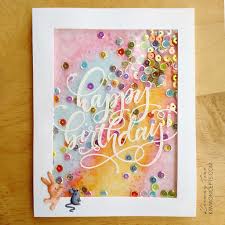 Creating handmade greeting cards can be a unique way to express your creativity for special occasions or just because. Birthday Shaker Card Acetate Cards Cards Handmade Cards