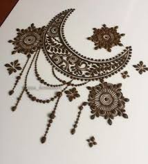 Pin By Inderpreet Bains On Shikha Henna Moon Design Henna Tattoo Designs Henna