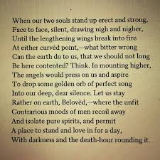 Kirby Brown Sonnet 22 By Elizabeth Barrett Browning B On