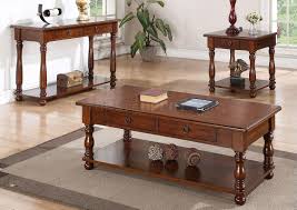 P3087 coffee table + 2 end tables f3087 poundex coffee tables. F6327 3pc Coffee End Table Set In Cherry By Poundex W Options