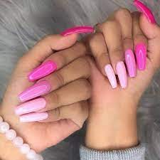 Pink Acrylic Nails You Will Love Colored acrylic nails matte pink nails. pink acrylic nails you will love