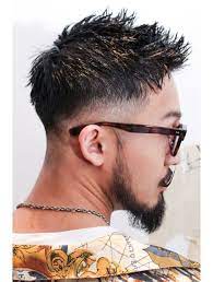 フェードワイルドツーブロックセミウェット無造作アップバング l014071359 メリケンバーバーショップ merican barbershop のヘアカタログ ホットペッパービューティー メンズヘアカット メンズヘアスタイルフェード メンズ ヘアスタイル