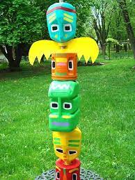 If you've ever seen one of these, then you know what beautiful works of art they are. Totem Pole From Recyclables Totem Pole Craft Milk Jug Crafts Diy Totem