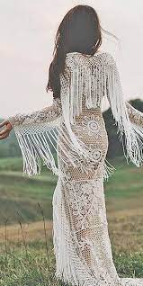 Crochet Goals Fringe Wedding Dress Bohemian Wedding Dresses Wedding Dress Inspiration