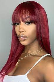 Youmi Human Virgin Hair Pre Plucked 13x6 Lace Front Wig And Full Lace Wig For Black Woman Free Shipping Ym0103 Curly Hair Styles Naturally Wig Hairstyles Burgundy Hair