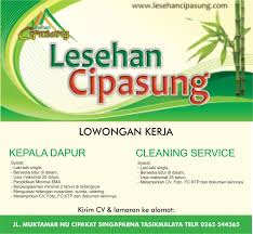 By admin sma/smk 0 comments. Lowongan Kerja Rumah Makan Lesehan Cipasung Tasikmalaya Lowongan Kerja Terbaru Tahun 2020 Informasi Rekrutmen Cpns Pppk 2020