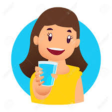 A thirsty young boy drinking water #cartoon #clipart #vector #vectortoons #stockimage #stockart #art. Smiling Girl Kids Drinking Water Holding Glasses Children Cartoon Royalty Free Cliparts Vectors And Stock Illustration Image 149649441