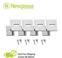 Newpowa Solar Panel Universal Flat Mount Z Small Bracket Kit Roof Aluminum  | eBay