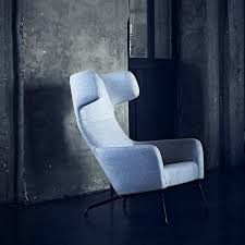 A wing chair goes well with a romantic or rural interior. The Havana Armchair Feet In Steel Softline