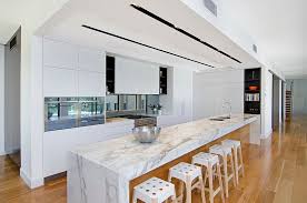 Another awesome idea to create a unique kitchen backsplash and it uses the unfinished brick as the main material. Bold And Trendy Kitchen Backsplash Ideas To Try Out This Fall