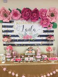 Using a baby bottle theme for baby shower could be a good and an obvious idea. Feast Your Eyes On These 14 Best Baby Shower Themes For Girls Catch My Party
