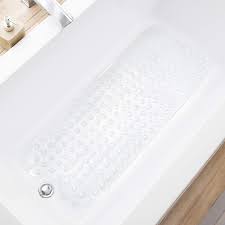 S p o n s o r e d. Amazon Com Teeshly Bathtub Mats For Shower Tub Extra Long Non Slip Bath Mat 39 X 16 Inch Shower Mat With Drain Holes And Suction Cups Bath Tub Mat For Bathroom With Machine Washable