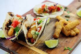 Pair with a side of guacamole or black beans, and you've got a full meal that will transport you to a coastal fish shack. Crispy Fish Stick Tacos In The Air Fryer Airfried Com