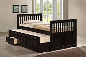 Girl's twin bedroom set $400 (sfo > concord / pleasant hill / martinez) pic hide this posting restore restore this posting. Milton Greens Stars 7590 Esp Harriet Bee Riley Captains Mission Style Espresso Finish Wood Twin Size Bed With Storage Trundle Bed