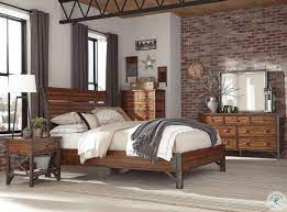 Holverson Rustic Brown And Gunmetal Sleigh Bedroom Set Bedroom Sets Queen King Bedroom Sets Bedroom Sets