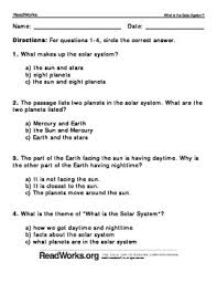 To help with that, we gathered all the answers/ keys of stories or chapters of readworks which are listed below. 1st Grade Reading Comprehension Passage And Question Set By Readworks