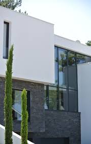 Facade en pierre de parement. Parement Pierre Orsol De Chez Hemisphere Realisation Architecte L Ratabouc Contemporain Facade Bordeaux Par Hemisphere Houzz