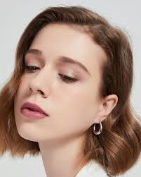 LYRA 925 Sterling Silver Hoop Earrings