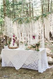 Woodsy Bohemian Summer Wedding Ideas In Maine Boho Bridal Shower Bohemian Bridal Shower Bridal Shower Rustic
