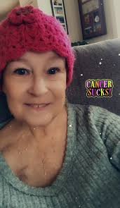 The BIG "C" and little ol' me, Kathy Moses Harvey