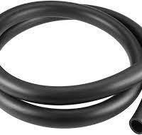 uxcell Lubricating Oil Hose, 19mm(3/4") ID x 25mm(63/64") OD 4.92Ft/1.5M  Rubber Water Hose Pipe Tubing Black