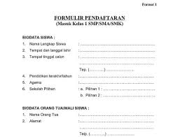 Formulir pendaftaran adalah lembaran formulir yang diberikan untuk diisi calon siswa atau anak didik baru yang akan menempuh pendidikan di sebuah lembaga paud. Form Formulir Registrasi Siswa Baru Sch Paperplane