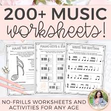Grab your crayons and color your way to success! Music Theory Worksheets Over 200 Print And Go No Frills No Prep Pages Melody Payne Music For A Lifetime