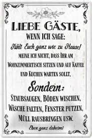 Wochenende wohnung aufräumen wäsche bügeln putzen müll auto. Liebe Gaste Wie Zu Hause Spruch Wohnung Deko Blechschild Poster Plakat A0228 Ebay