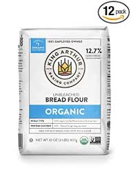 Arrives wed, sep 22 buy bob's red mill artisan bread flours, 80 oz at walmart.com. Amazon Com King Arthur 100 Organic Unbleached Bread Flour Non Gmo Project Verified No Preservatives 2 Pounds Pack Of 12 Bread Mixes Grocery Gourmet Food