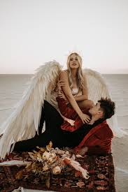 In abrahamic religions, fallen angels are angels who were expelled from heaven. Fallen Angel Elopement Inspiration At The Salt Flats