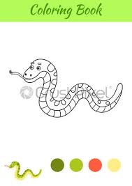 You can print turkey color page with or without thanksgiving phrase with grateful heart. Coloring Page Happy Snake Coloring Book For Kids Educational Activity Stock Vector Crushpixel