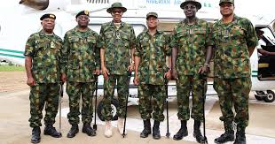 The chief of army staff (coas) major general faruk yahaya commended the tremendous effort made by the land troops and the air component of ophk. Nigerian House Of Representatives Calls For Removal Of Military Service Chiefs